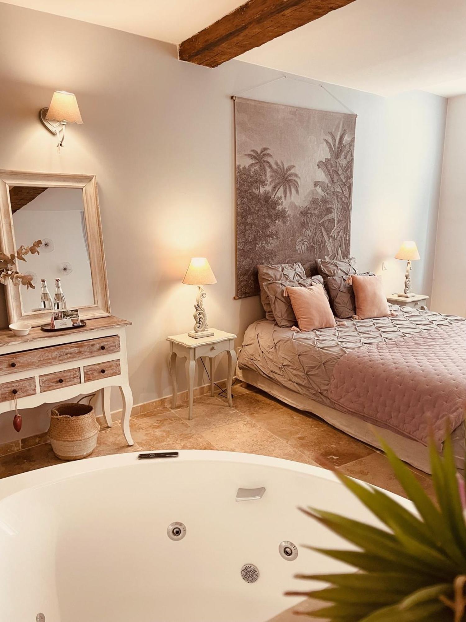 B&B Temps Suspendu Provence Pernes-les-Fontaines Rum bild